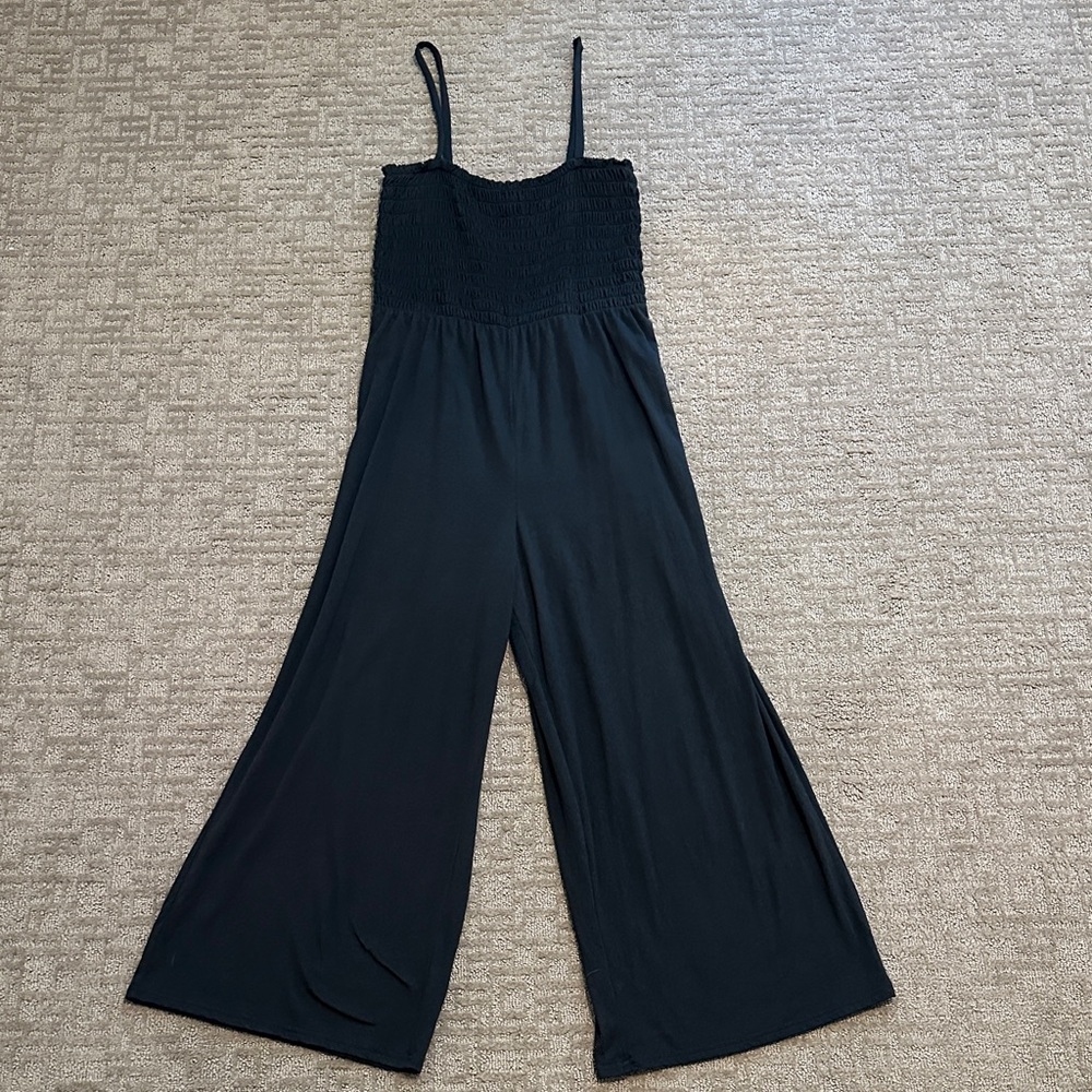 GAP Black Wide-Leg Jumpsuit